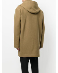 Manteau en laine olive Jil Sander