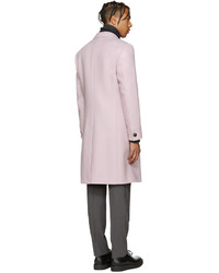 Manteau en laine rose Versace