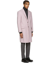 Manteau en laine rose Versace