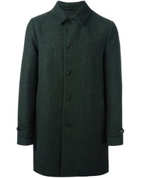 Manteau en laine vert foncé Aspesi