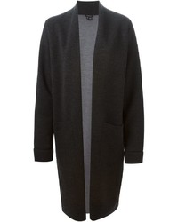 Manteau en tricot gris foncé Theory
