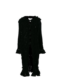 Manteau en tricot noir Christian Dior Vintage