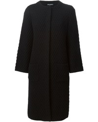 Manteau en tricot noir Dolce & Gabbana
