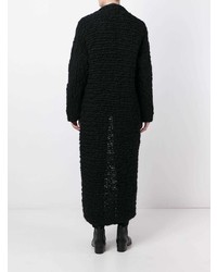 Manteau en tricot noir Yohji Yamamoto Vintage