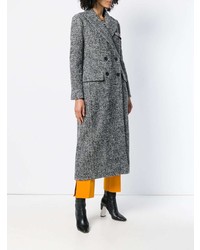 Manteau en tweed gris Ermanno Scervino