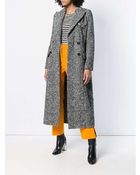 Manteau en tweed gris Ermanno Scervino