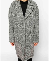 Manteau en tweed gris Selected