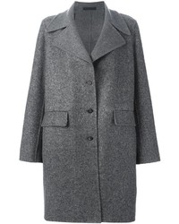 Manteau en tweed gris The Row