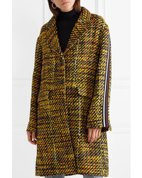 Manteau en tweed moutarde Koché