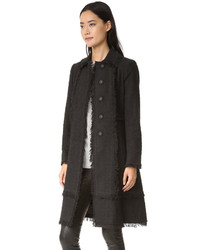 Manteau en tweed noir Rebecca Taylor