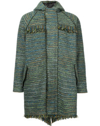 Manteau en tweed olive Coohem