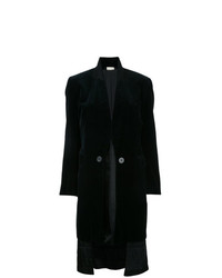 Manteau en velours noir Comme Des Garçons Vintage