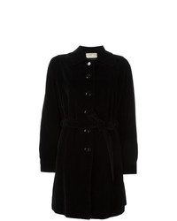 Manteau en velours noir Emanuel Ungaro Vintage
