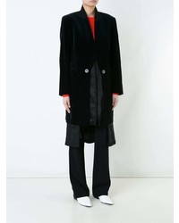 Manteau en velours noir Comme Des Garçons Vintage