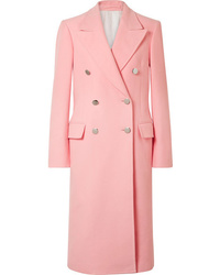Manteau en velours rose