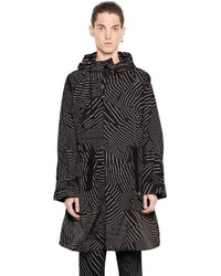 Manteau géométrique noir