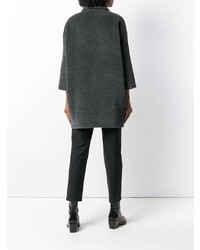 Manteau gris foncé Lanvin