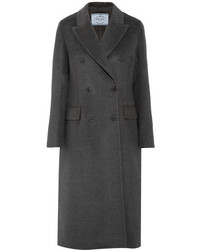 Manteau gris foncé Prada