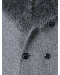 Manteau gris foncé Thom Browne