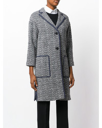 Manteau gris foncé Agnona