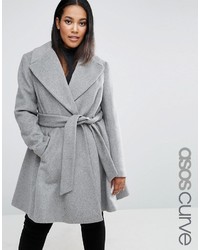 Manteau gris Asos