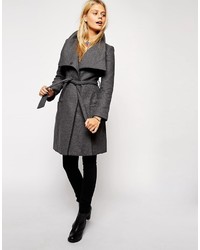 Manteau gris Asos