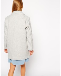 Manteau gris Asos