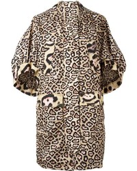 Manteau imprimé léopard beige Givenchy
