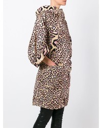 Manteau imprimé léopard beige Givenchy
