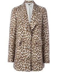Manteau imprimé léopard beige Stella McCartney