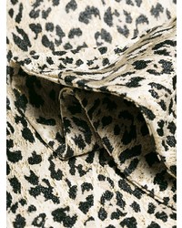 Manteau imprimé léopard marron clair Valentino