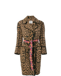 Manteau imprimé léopard marron bazar deluxe