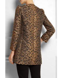 Manteau imprimé léopard marron RED Valentino