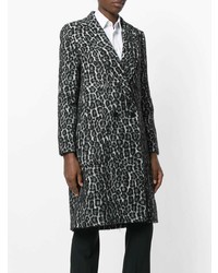 Manteau imprimé léopard noir et blanc MICHAEL Michael Kors