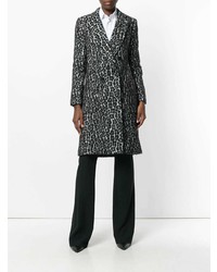Manteau imprimé léopard noir et blanc MICHAEL Michael Kors