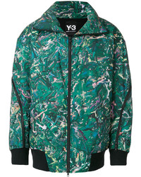 Manteau imprimé vert Y-3
