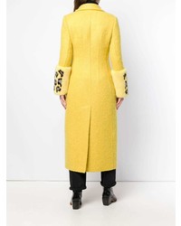 Manteau jaune Ermanno Scervino