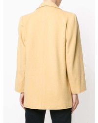 Manteau jaune Yves Saint Laurent Vintage