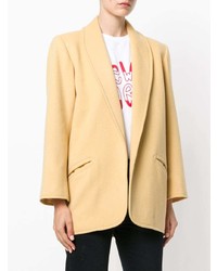 Manteau jaune Yves Saint Laurent Vintage