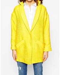 Manteau jaune Warehouse