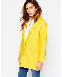 Manteau jaune Warehouse