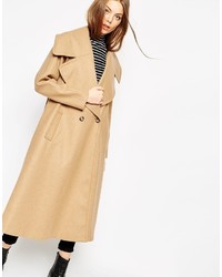 Manteau marron clair Asos