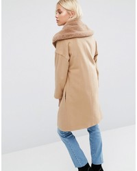 Manteau marron clair Helene Berman