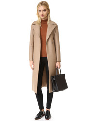 Manteau marron clair