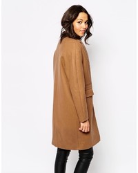 Manteau marron clair Sessun