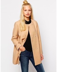 Manteau marron clair