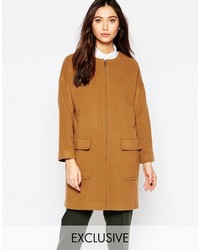 Manteau marron clair