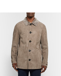 Manteau marron clair Brunello Cucinelli