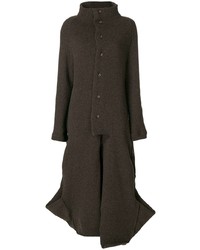 Manteau marron foncé Y's By Yohji Yamamoto Vintage