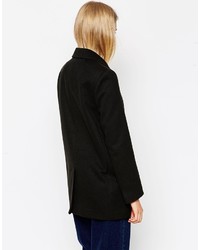 Manteau noir Asos